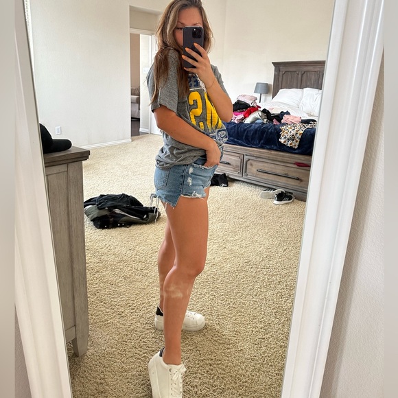 Custom Los Angeles Rams Lace Up Tee - Picture 4 of 4